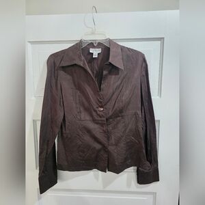 Talbots Chocolate Brown Women's Blazer